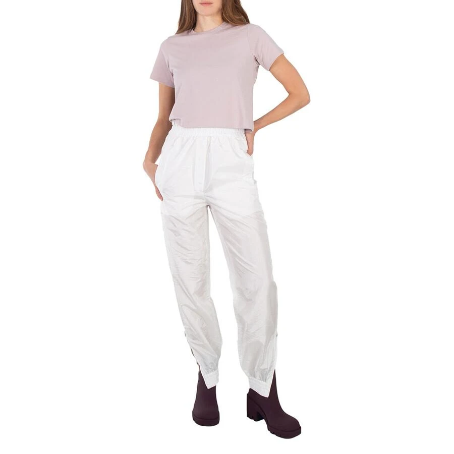 Tibi Tibi Ladies Wheat Cotton Cropped T-Shirt, Size Medium 2