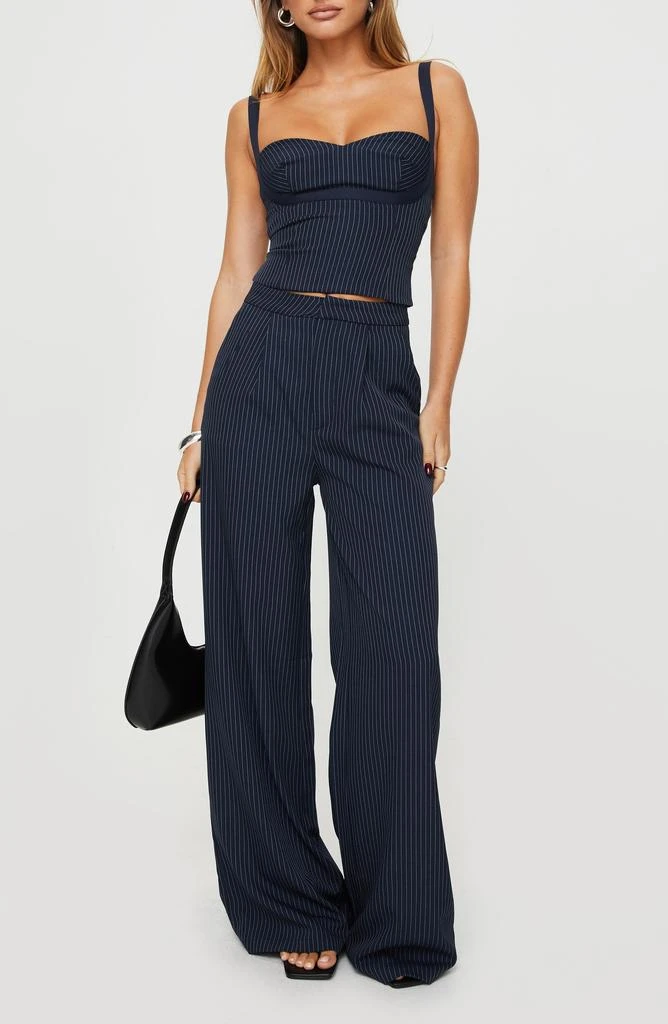 Princess Polly Briana Pinstripe Tank 
Pants Set