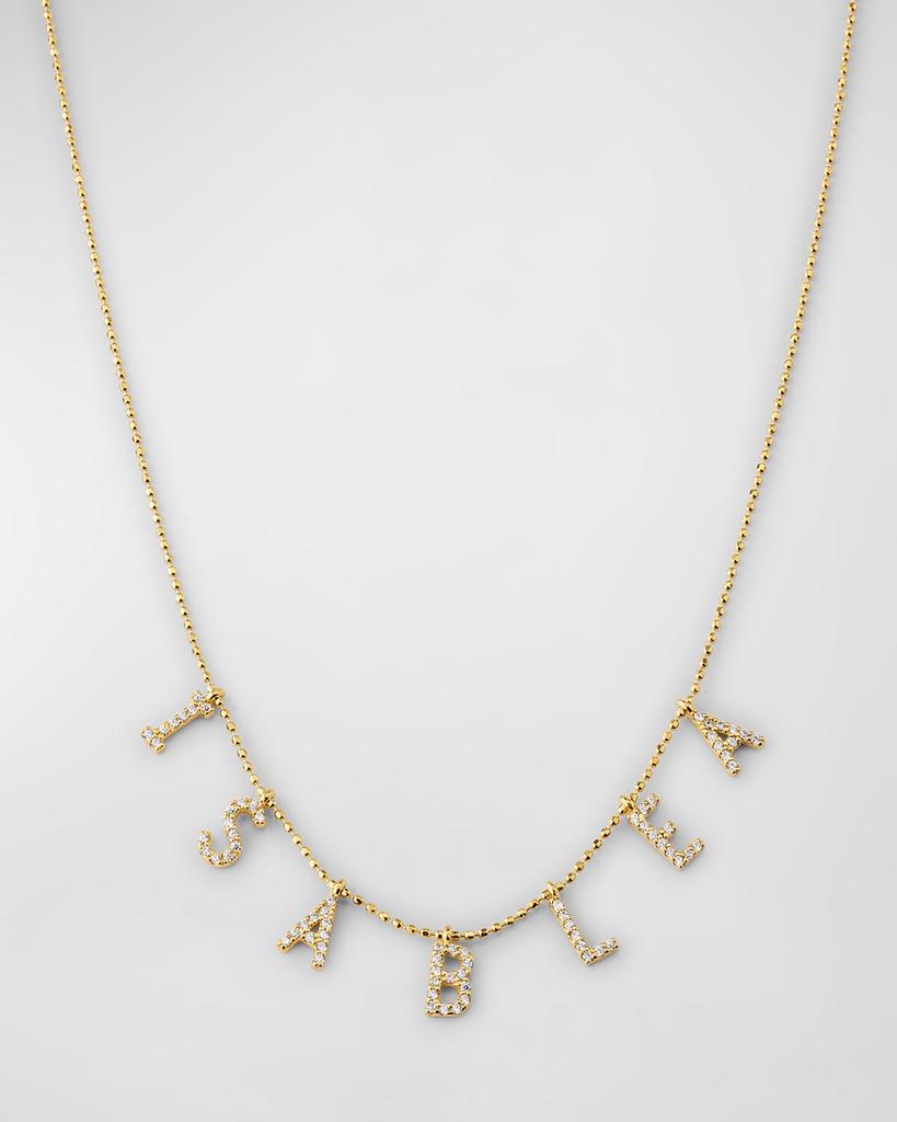 Tai 14K Gold-Plated Sterling Silver 7-Letter Personalized Necklace