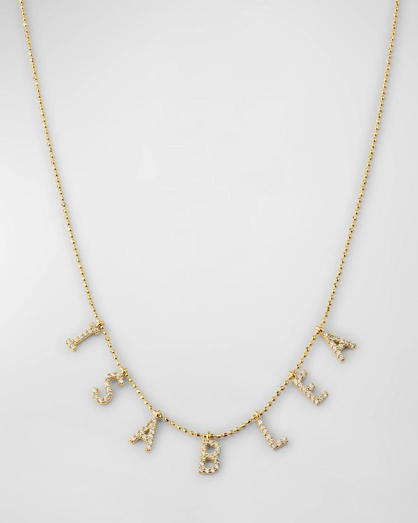 Tai 14K Gold-Plated Sterling Silver 7-Letter Personalized Necklace 1