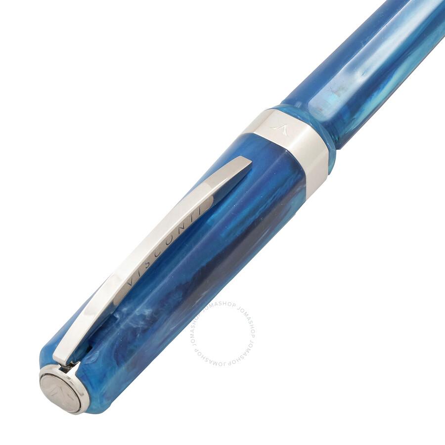 Visconti Opera Demo Carousel Blue Cotton Candy Fountain Pen Fine Nib KP32-02-FPAF