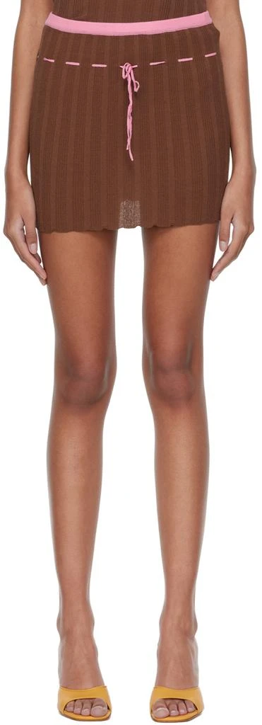 Gimaguas Brown Macondo Miniskirt 1