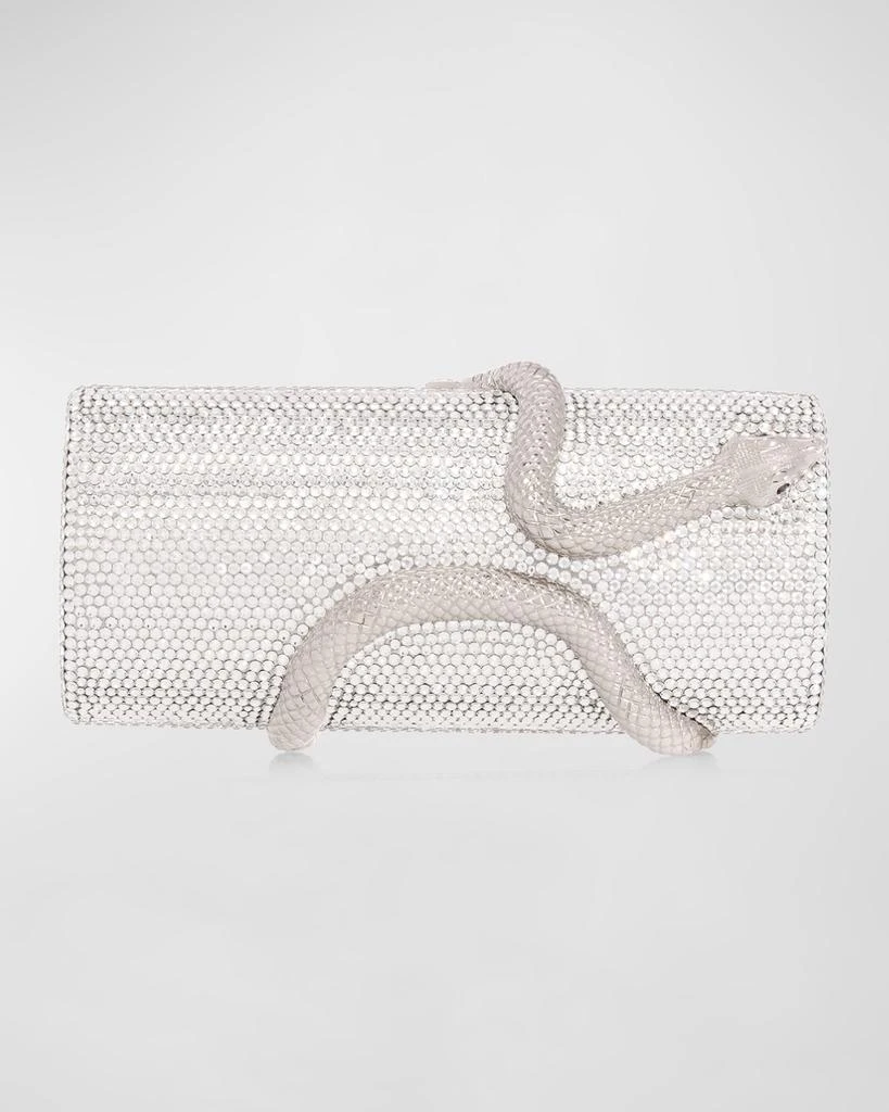 Judith Leiber Spiral Snake Crystal Minaudiere 1