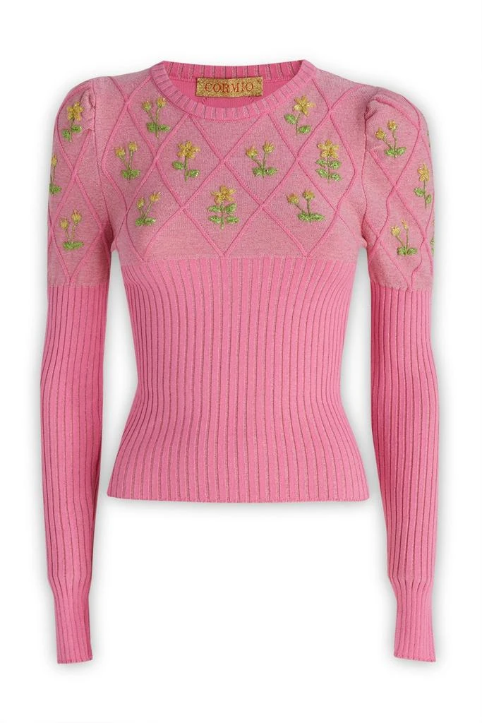 CORMIO Cormio Floral Embroidered Knitted Jumper from Cettire