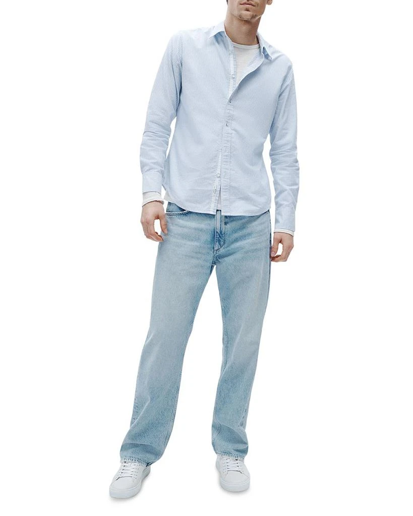 Rag & Bone Fit 4 Authentic Rigid Straight Fit Jeans in Skylight Blue 2