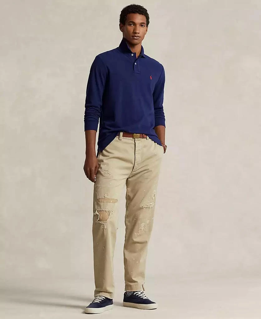 Ralph Lauren Men's Classic Fit Long Sleeve Mesh Polo 7