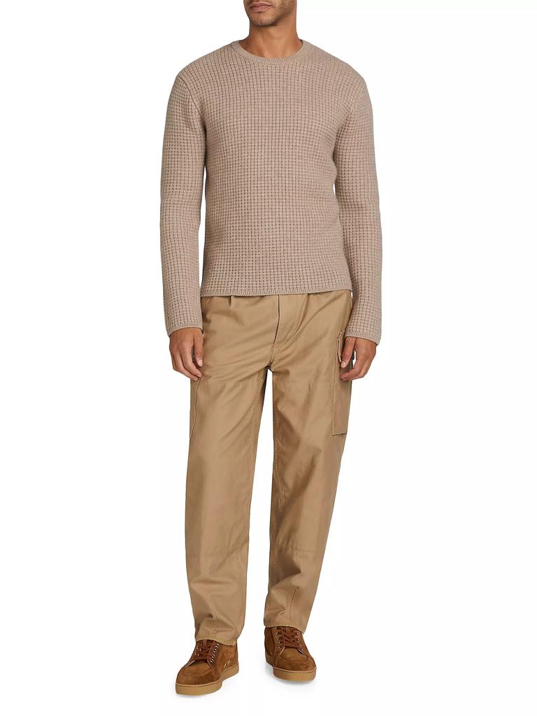 John Elliott Wool Waffle-Knit Sweater