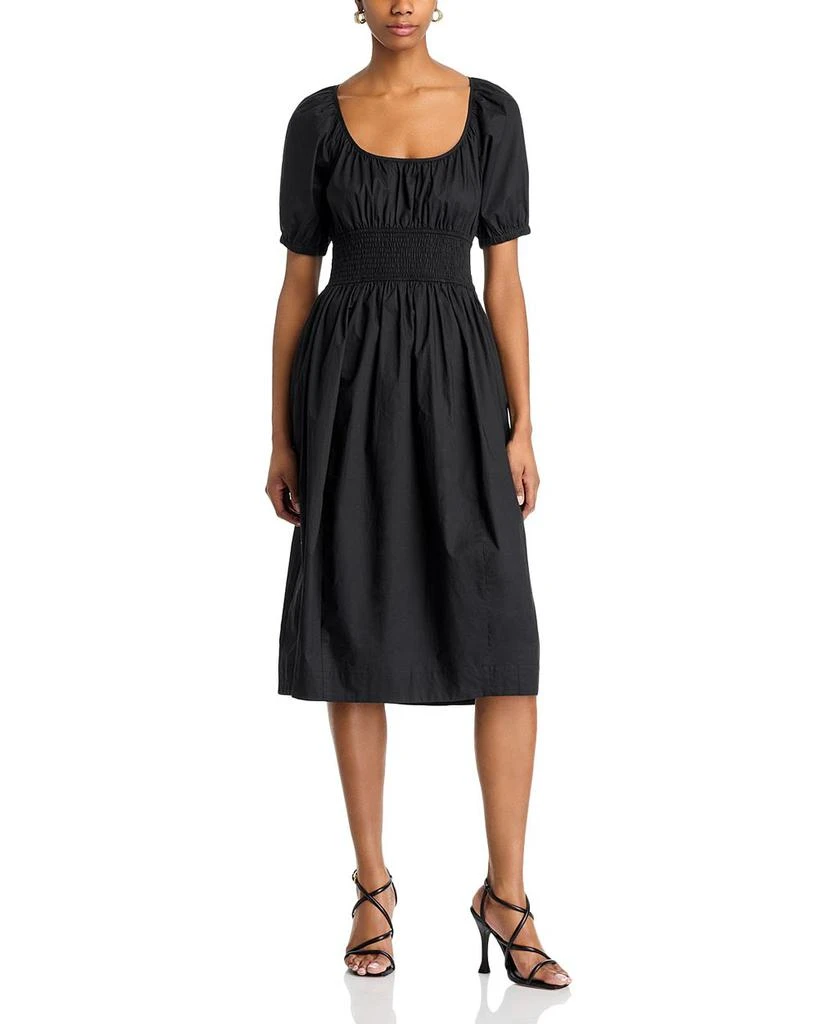 Steve Madden Alaria Smocked Poplin Waist Dress 1