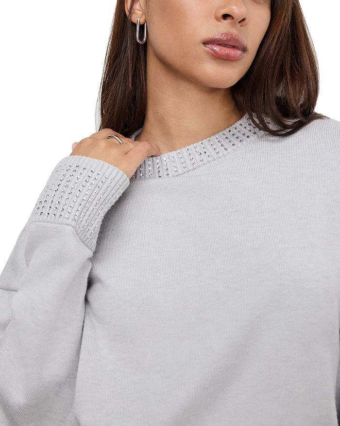 Good American Crystal Crewneck Sweatshirt 4