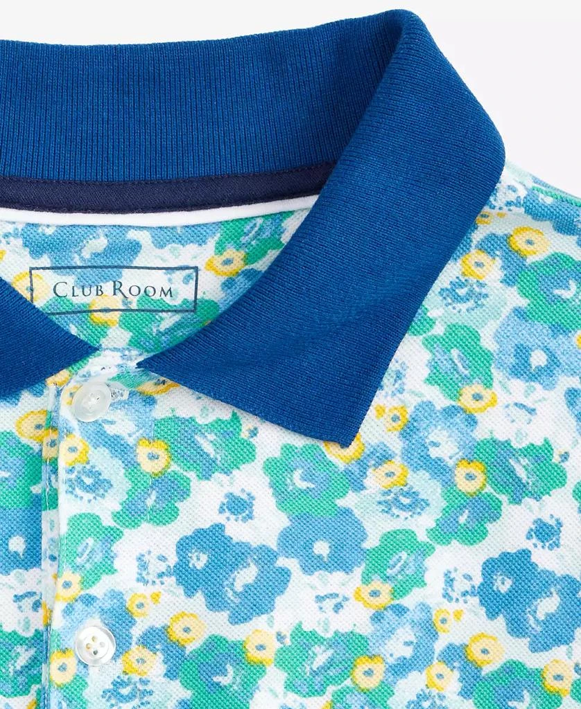 Club Room Men's Hale Flower Pique Polo Shirt, Exclusively at Macy's 5