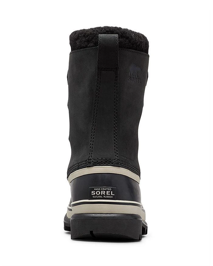 SOREL Men's Caribou Waterproof Nubuck Leather Cold-Weather Boots 5