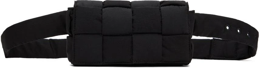 Bottega Veneta Black Cassette Tech Belt Bag