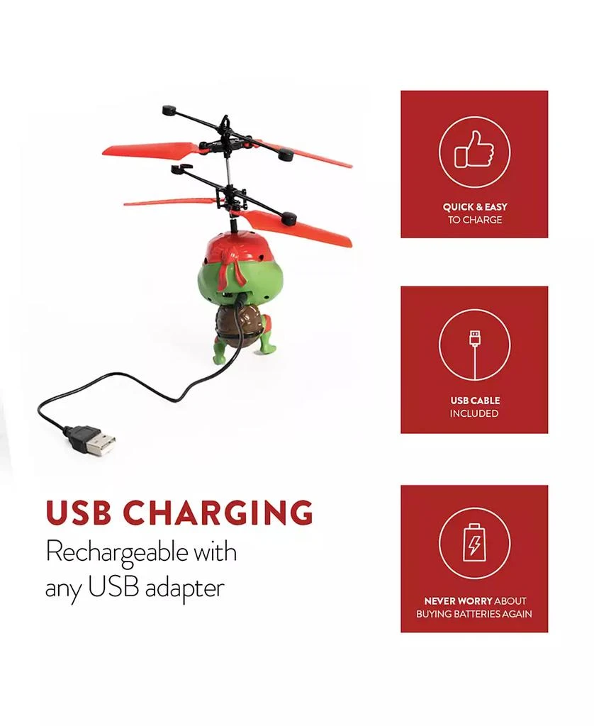 World Tech Toys TMNT Raphael Flying UFO Helicopter 4