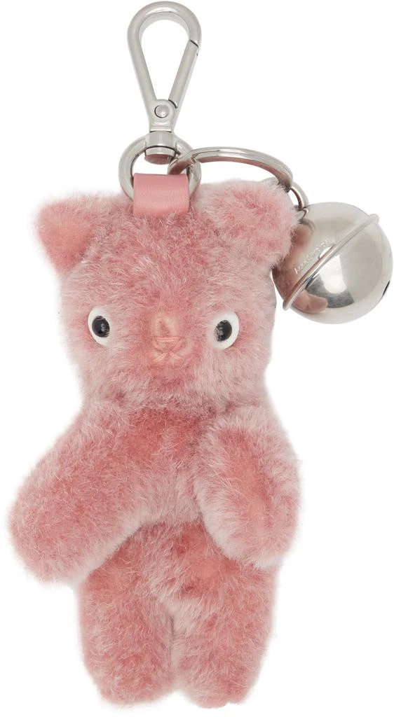 Acne Studios Pink Teddy Bear Keychain