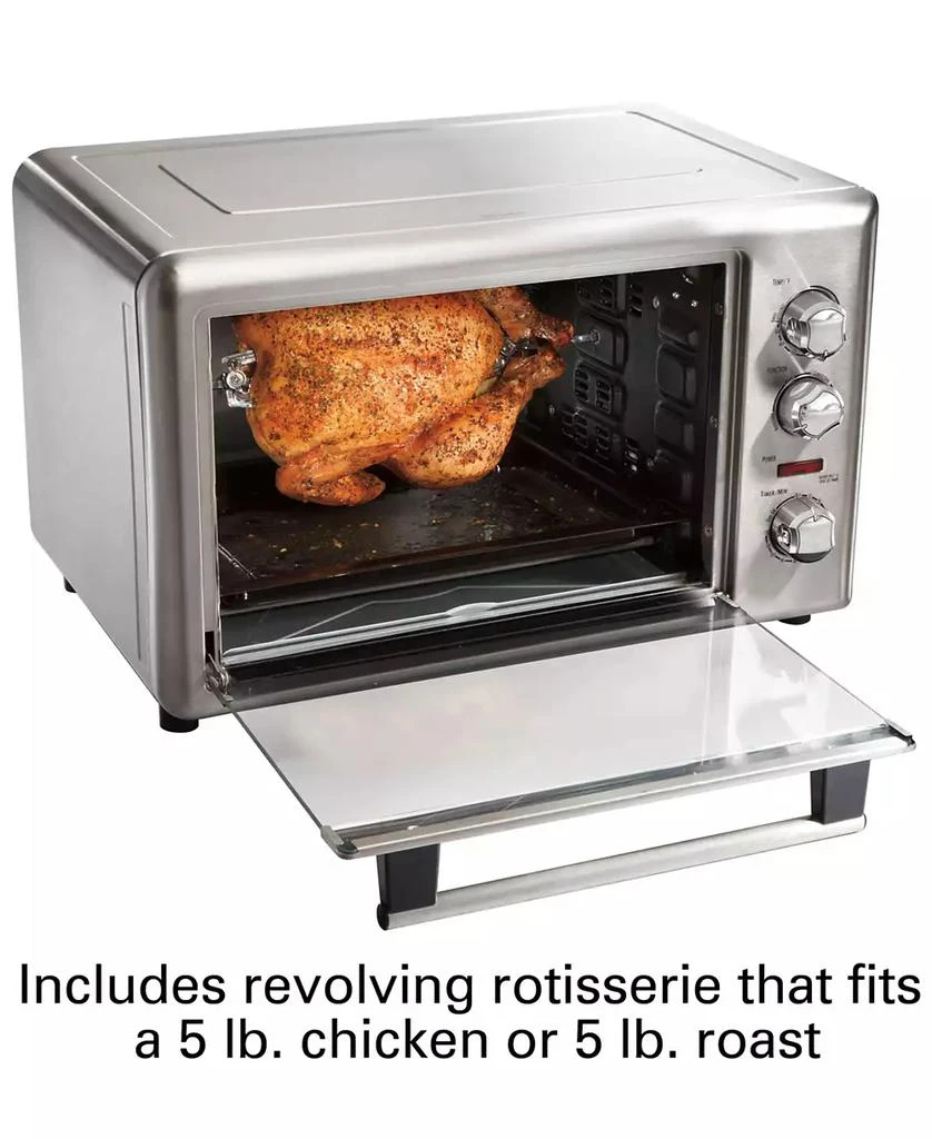 Hamilton Beach Countertop Oven with Convection & Rotisserie 4