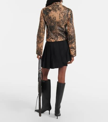 Acne Studios Leather biker jacket 3
