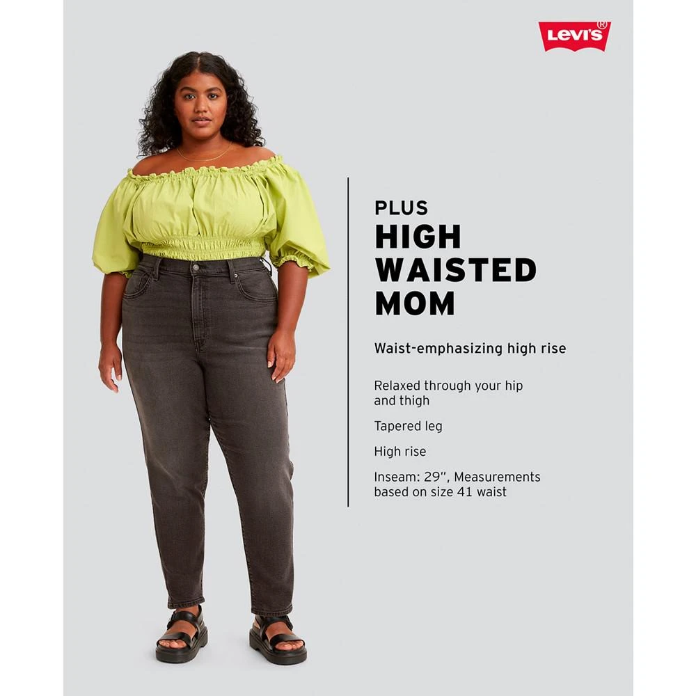 Levi's Trendy Plus Size Women's High-Waisted Mom Jeans 4