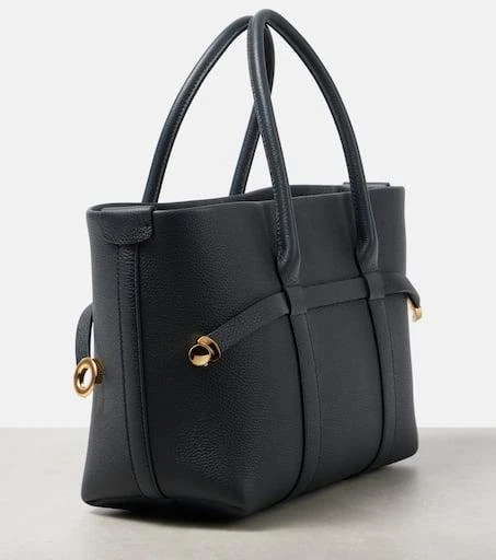 Loro Piana Ghiera Small leather tote bag 4