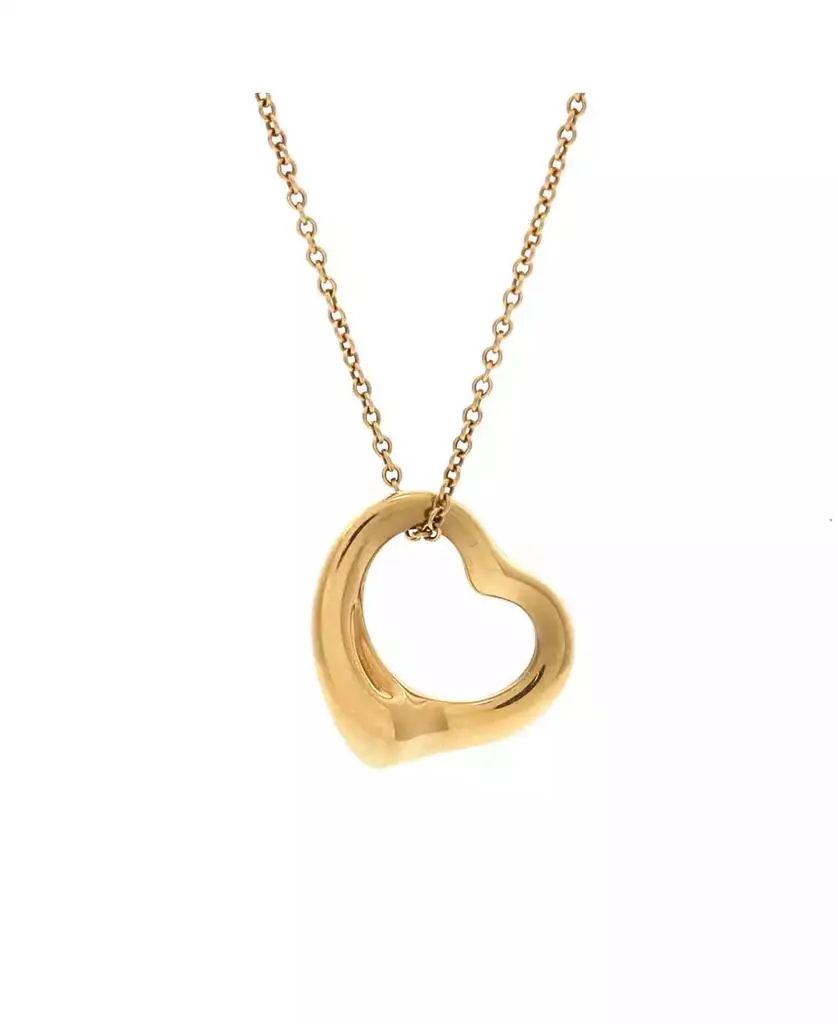 Pre-Owned Tiffany & Co Elsa Peretti Open Heart Pendant Necklace