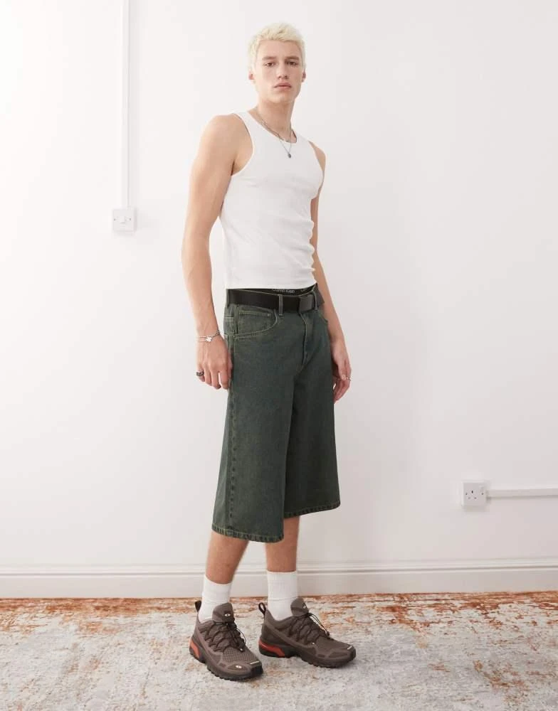 COLLUSION COLLUSION ribbed vest in white 3