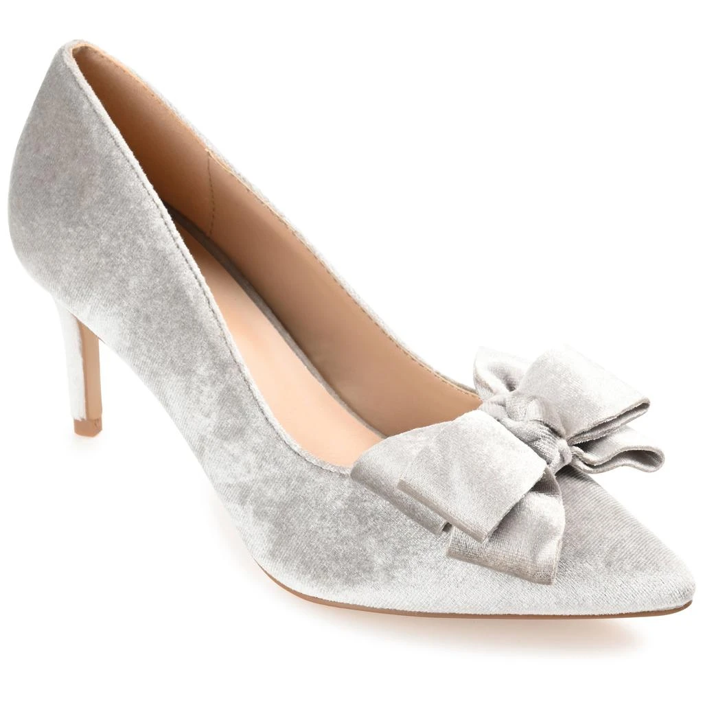 Journee Collection Collection Women's Crystol Wide Width Pump 7