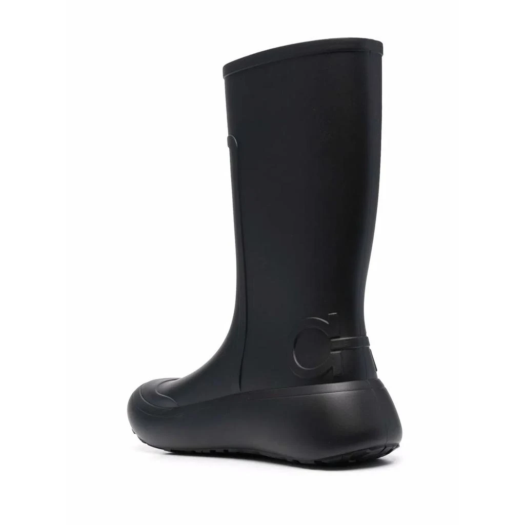 Salvatore Ferragamo Gancini Logo Rubber Rainboots Rain Boot SALVATORE FERRAGAMO Gancini Logo Rain Boot Size 36 MSRP  main image 3