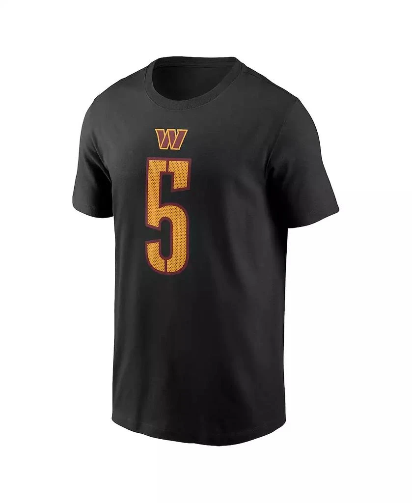 Nike Men's Jayden Daniels Black Washington Commanders 2024 NFL Draft Player Name Number T-Shirt 3