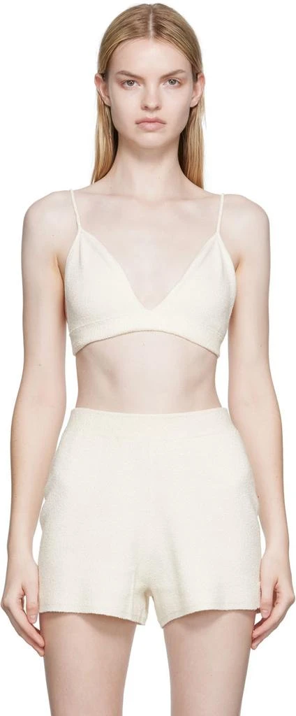 Joseph Off-White Towelling Bra 1