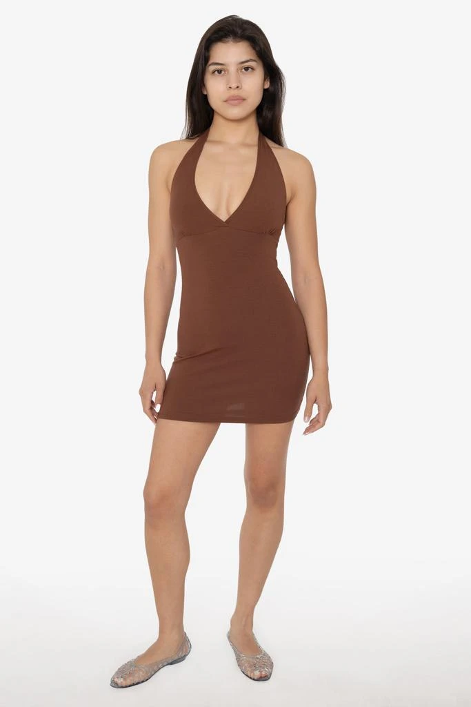 Los Angeles Apparel 8372 - Cotton Spandex Halter Mini Dress 19