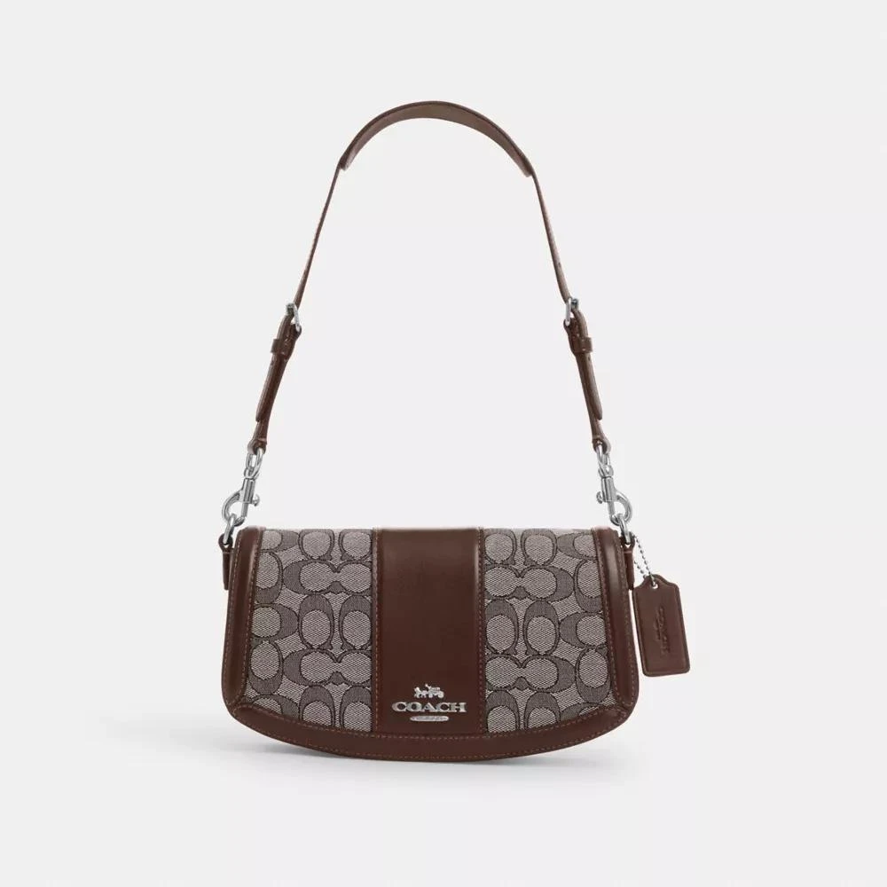 Coach Andrea Shoulder Bag In Signature Jacquard 1