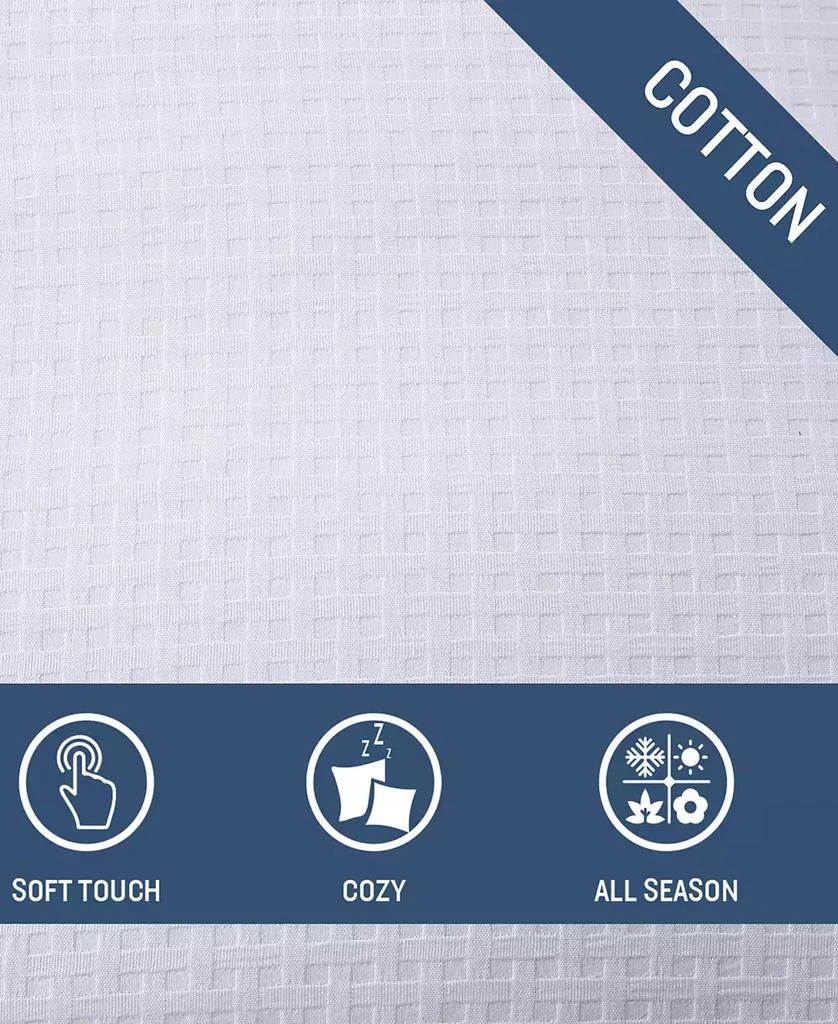 Tommy Bahama CLOSEOUT! Basketweave Solid Cotton and Polyster fill 4 Piece Comforter Set 8