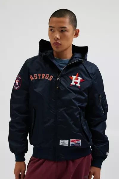 Alpha Industries New Era X Alpha Industries MLB Houston Astros Varsity Jacket 1