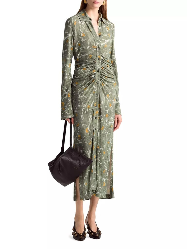 Altuzarra Claudia Ruched Waist Shirtdress 2