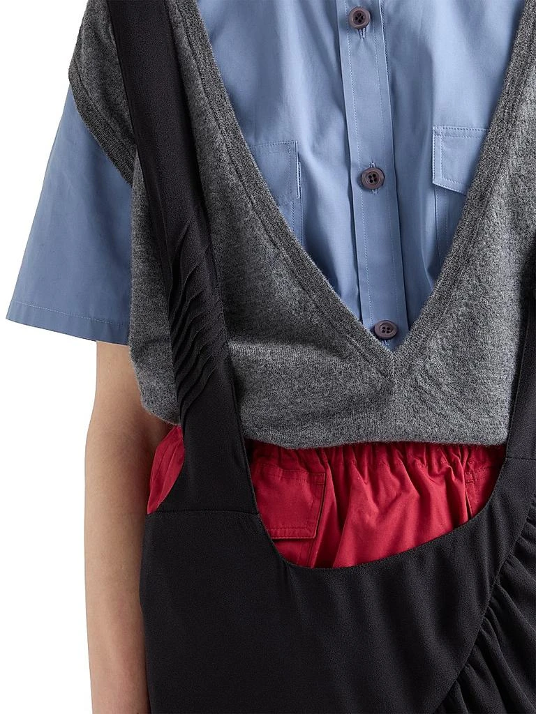 Prada Cashmere V-Neck Vest Sweater 4