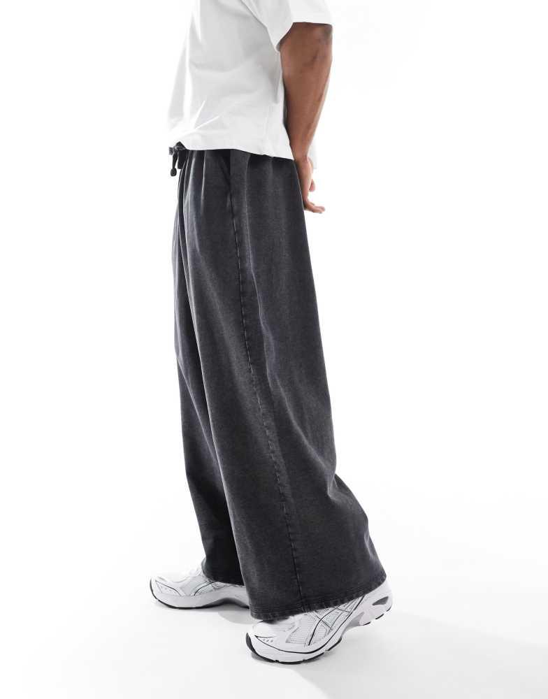 Hugo Blue Hugo Blue Nebutro straight leg joggers in black