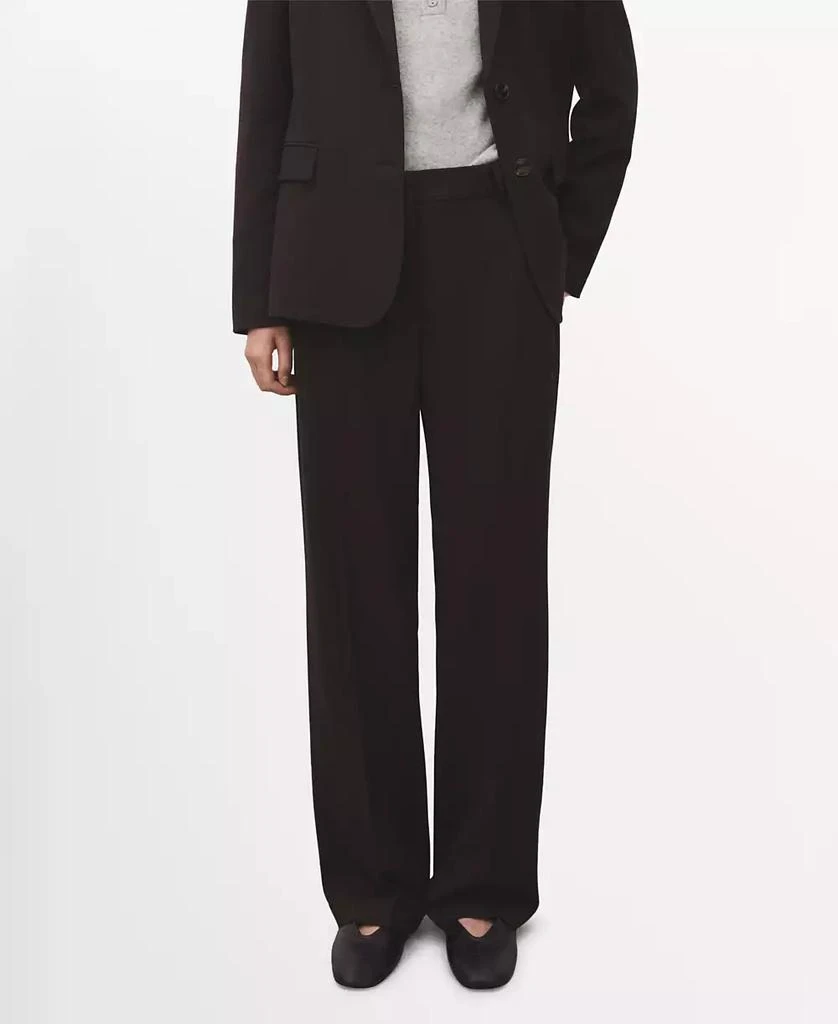 Mango Women
s Straight-Fit Suit Pants