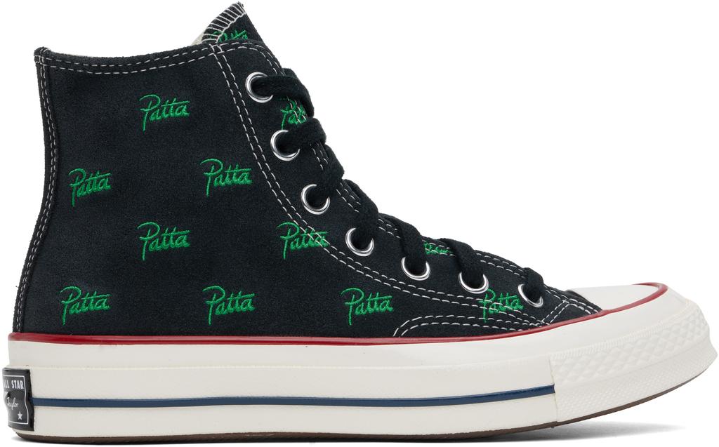 Converse Black Patta Edition Chuck 70 High Top Sneakers