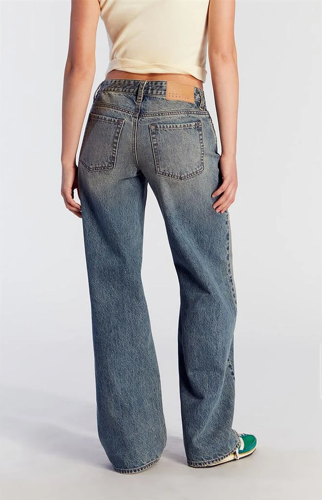PacSun Casey Tinted Low Rise Baggy Jeans Medium Indigo 3