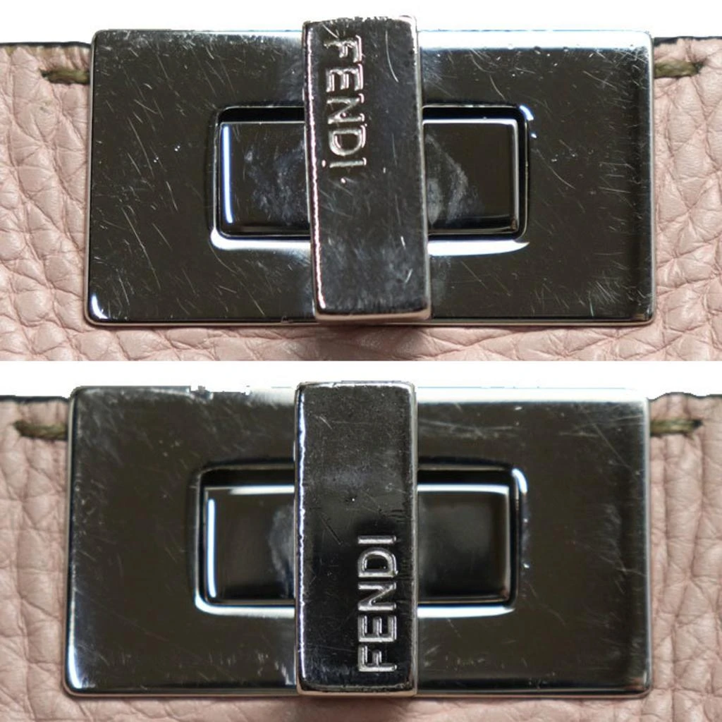 Fendi Fendi Peekaboo  Leather Shoulder Bag (Pre-Owned) 4