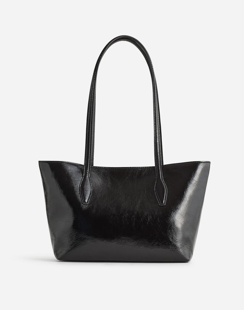 Madewell Mini Shopper Tote in Patent Leather