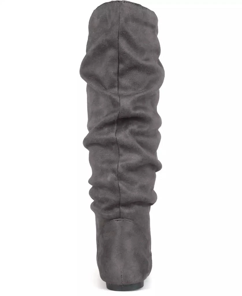 Journee Collection Women's Rebecca Wide Calf Slouch Mid Shaft Boots 3