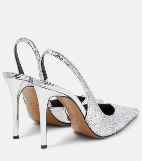 Alexandre Vauthier Sequined 105 slingback pumps 3