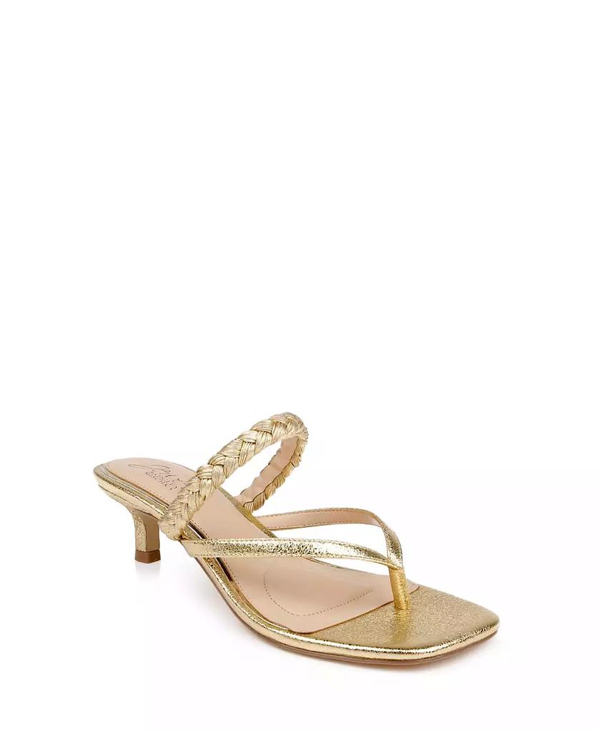 Badgley Mischka Women's Nadya Kitten Heel Sandals