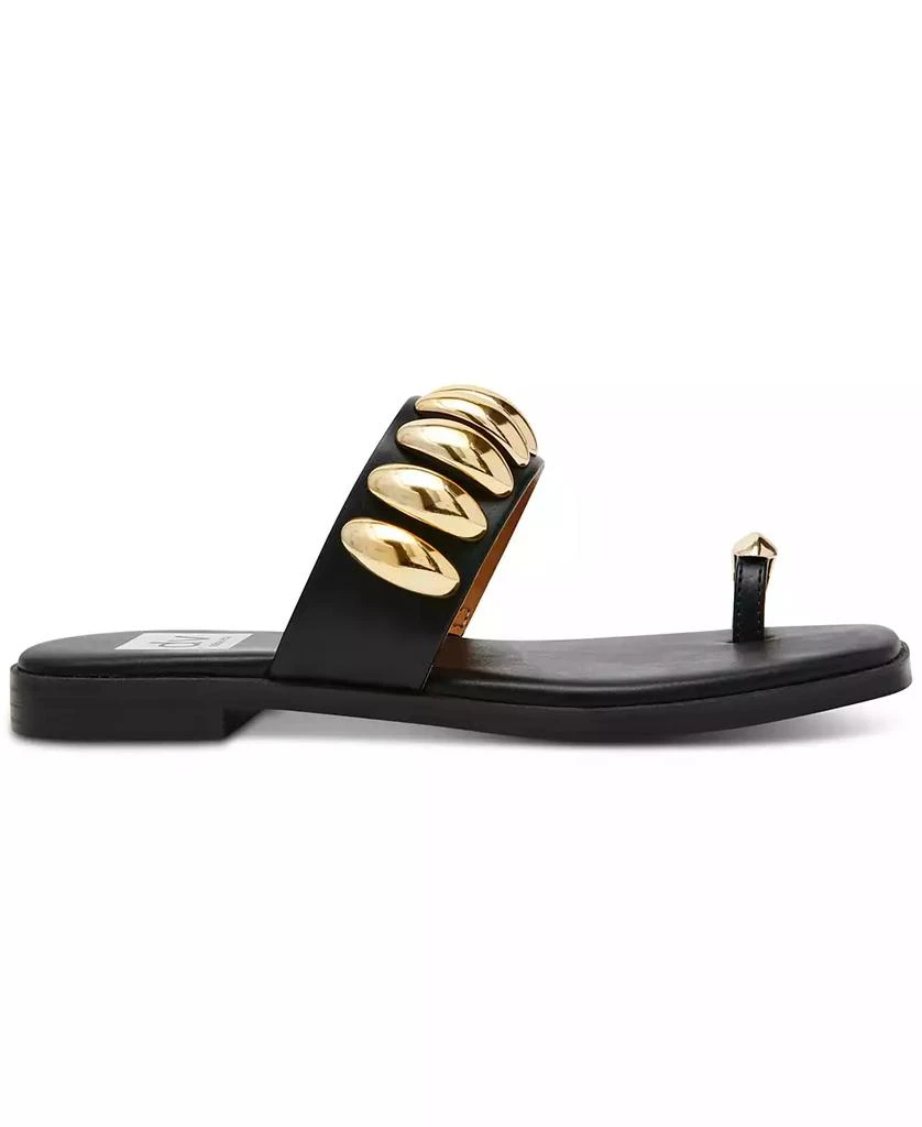 DV Dolce Vita Moon Embellished Gold Toe Ring Flat Sandals 2