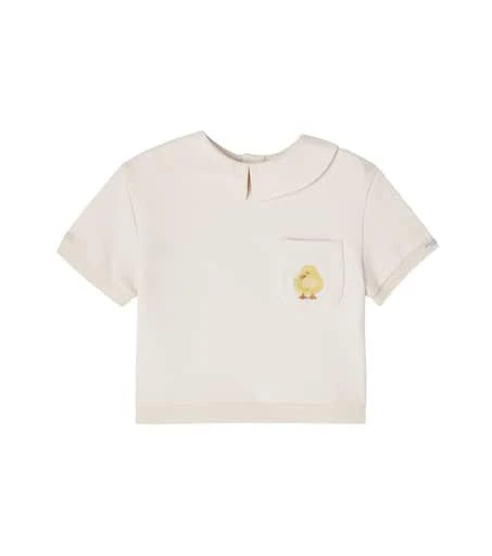 Donsje Baby Dientje embroidered cotton sweater