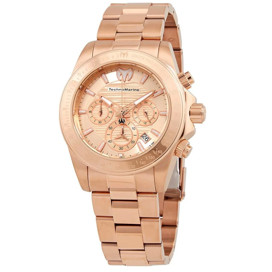 Technomarine Manta Ray Chronograph Quartz Rose Dial Men