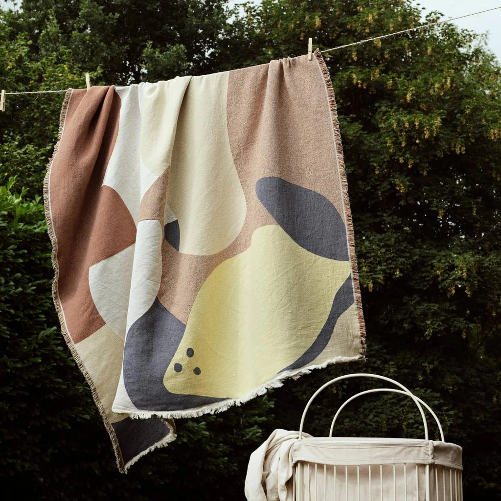 Broste Copenhagen Broste Copenhagen Daphne Throw - Lemon 3