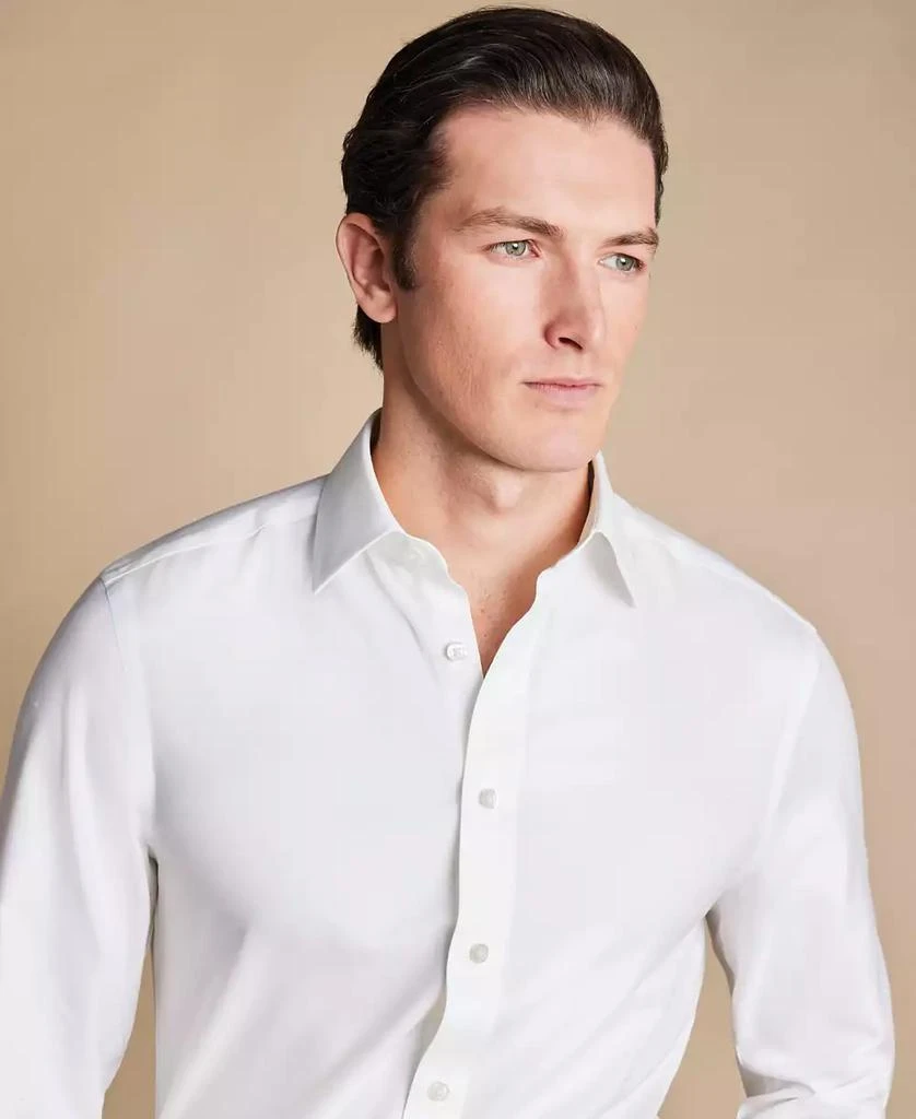 Charles Tyrwhitt Men's Slim-Fit Non-Iron Solid Dress Shirt 2