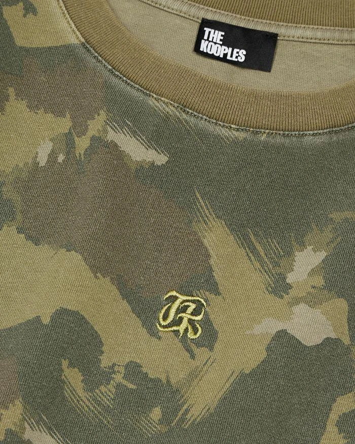 The Kooples Camo Dropped Shoulder Tee 5