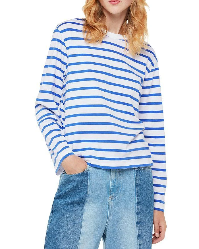 Whistles Cotton Long Sleeve Top 1